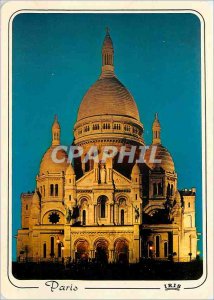 Postcard Modern Paris The Sacre Coeur Basilica at Montmartre