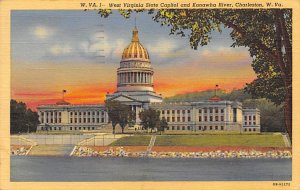 West Virginia State Capitol, Kanawha River - Charleston, West Virginia WV  