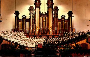 Utah Salt Lake City Mormon Tabernacle World Famous Choir and Organ 1967