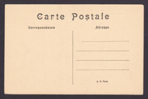 FRANCE, Postcard, Paris, The Statue of Mercier and Arc de Triomphe du Carrousel