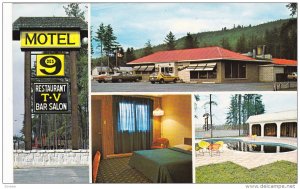 Swimming Pool, Motel Des 9, TUQUE, Quebec, Canada, 40-60´