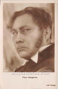 Paul Wegener Theater Actor / Actress Unused 