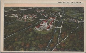 Postcard Emory University Atlanta GA Georgia