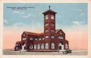 J78/ Lake Charles Louisiana Postcard c1920s Emaculate Conception Church  63