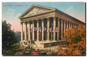 Old Postcard Paris La Madeleine