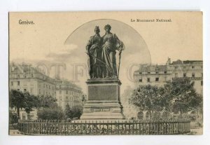 286872 Switzerland GENEVE national monument Vintage postcard