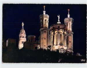 Postcard Abside de la Basilique, Notre-Dame de Fourvière, Lyon, France