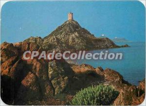 Carte Postale Moderne Panorama Corsica Ajaccio Sanguinaires islands in Spring