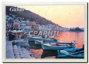 Postcard Modern Greece Githio