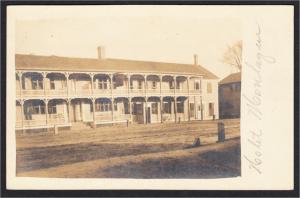 Montague MA Hotel Montague on Main Street UDB Real Photo Postcard RPPC 1900s