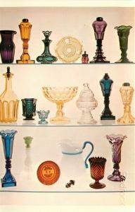 MA, Cape Cod, Massachusetts, The Sandwich Glass Museum, Colored Pieces