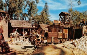 Prospectors Arastra Knott's Berry Farm Ghost Town Mine c1960s Vintage Postcard