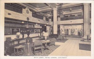 Ohio Cincinnati Main Lobby Hotel Gibson