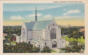 Nebraska Grand Island Catholic Cathedral Curteich