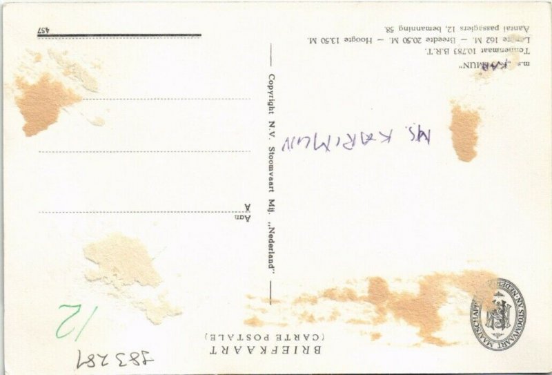 CPA AK M.S.Karimun SHIPS (783281)
