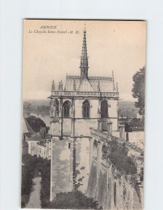 Postcard Chapel of Saint-Hubert Amboise France Europe