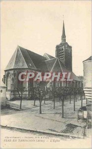 Old Postcard Fere en Tardenois Aisne The Church