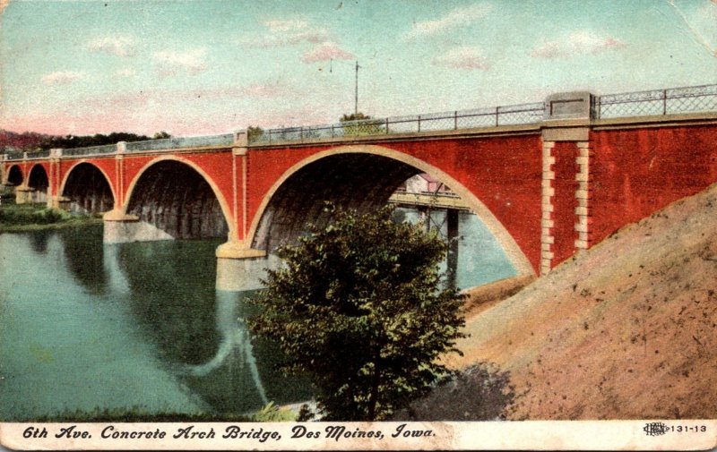 Iowa Des Moines Sixth Avenue Bridge