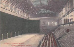 Cuba Habana Jai Alai Fronton Interior