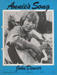 John Denver Annie's Song Sheet Music