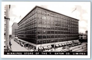 Toronto Ontario Canada Postcard Winnipeg Store of T Eaton Co. Limited c1930's