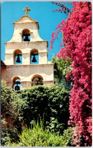 Postcard - The Bell Tower Of The Mission, San Diego De Alcala - San Diego, CA