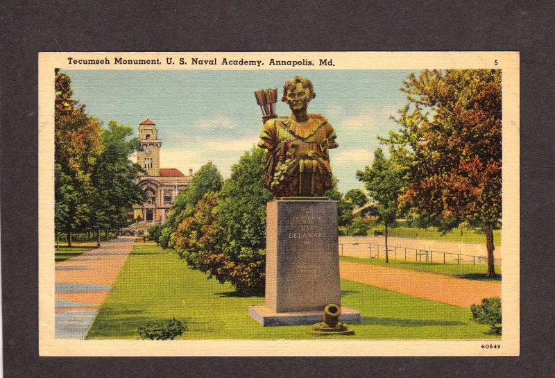 MD US Naval Academy Navy Military Annapolis Maryland Postcard United States