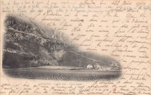 France 1900 Lourdes Pie du Ger Funiculaire Funicular vintage postcard