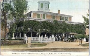 HAMPTON, NH New Hampshire    WHITTIER'S HOTEL   c1910s       Postcard