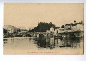 214069 SPAIN Ferrol Jubia bridge Vintage postcard