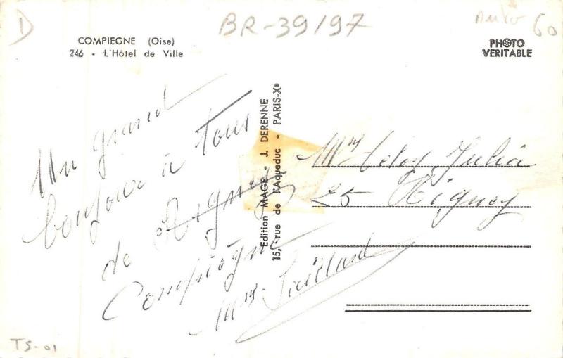 BR39197 Compiegne l hotel de ville france