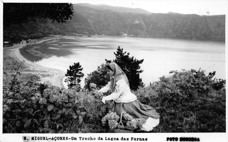 Azores Sa0  Miguel  Um Trecho da Lagoa das Furnas