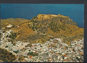 Greece Postcard - Aerial View of Rhodes-Lindos   RR4240