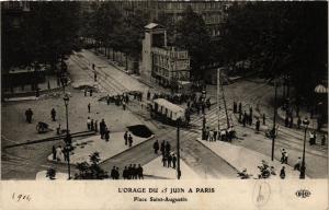 CPA L'ORAGE DU 15 JUIN a PARIS (8e) La Place St-Augustin (193112)