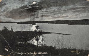 US4920 Canada Moonlight on the Mira River, Cape Breton