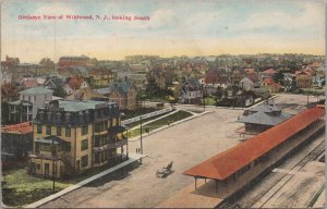 Postcard Birds Eye View of Wildwood NJ Looking South 1912