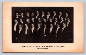 K1/ Two Rivers Wisconsin Postcard c10 Ladies Glee Club Lawrence College 204