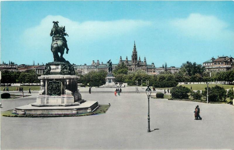 Vienna Wien view of the Heroes Square Austria