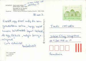 Hungary Budapest statue of saint stephen Postcard