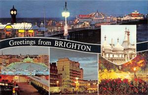 BR66599 greetings from brighton    uk   14x9cm