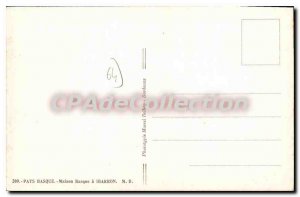 Postcard Old House Basque Country Basque has Ibarron