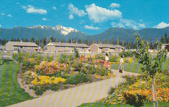 Canada Flower Garden at Nechako Centre Kitimat British Columbia