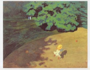 Felix Vallotton Le Ballon Ou Coin De Parc Avec Infant Painting Postcard