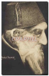 Old Postcard Surrealism Abdul Hamid Female