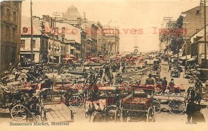 Canada, Quebec, Montreal, Bonsecours Market, 1910 PM, Valentine & Sons