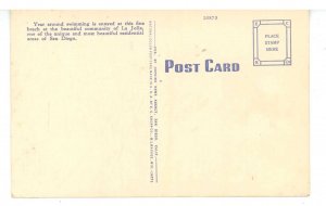 CA - La Jolla. Bathing Beach