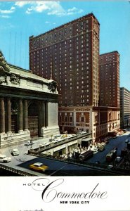 1960s Hotel Commodore 42nd Street New York City NY Postcard