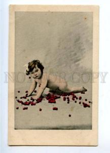 3161659 Kid Child in Cherry Vintage PHOTO Tinted PC