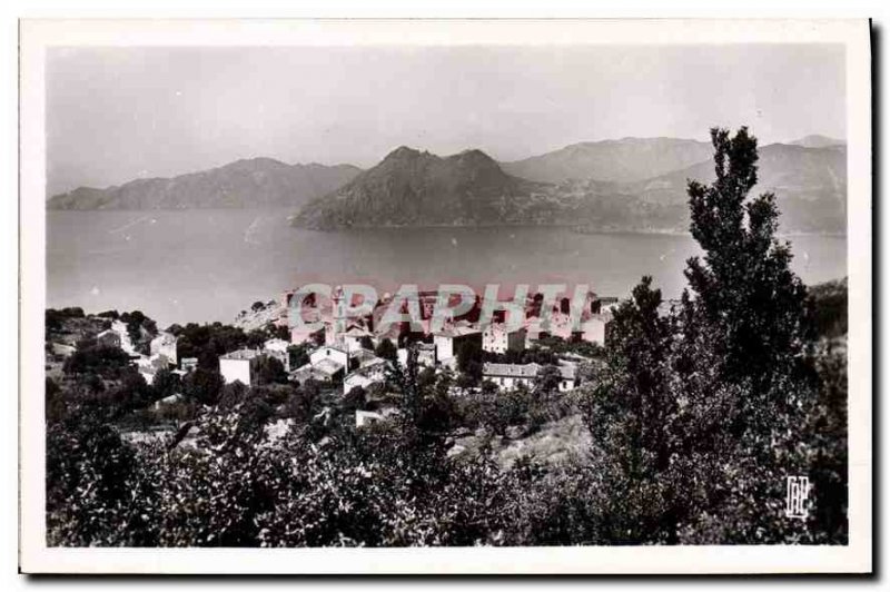 Postcard Old Village Piana and the Gulf of Porto