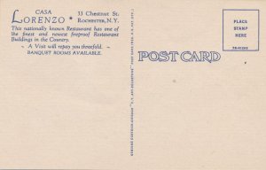 Casa Lorenzo's Restaurant Dining Room - Rochester, New York - Linen